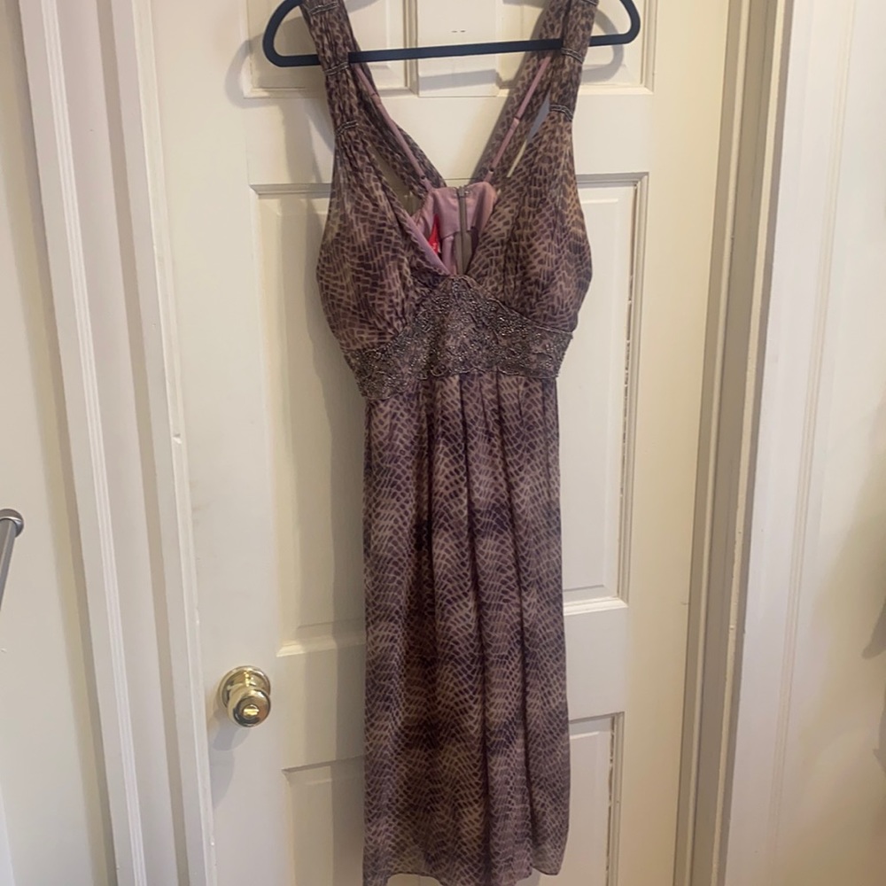 Purple beaded dress